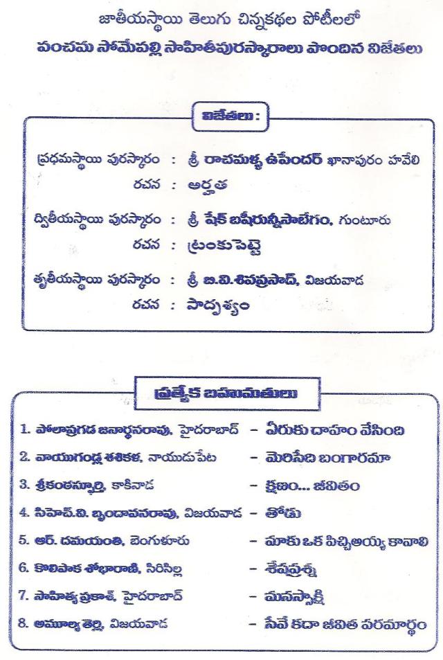 somepalli saahithee puraskaralu -2